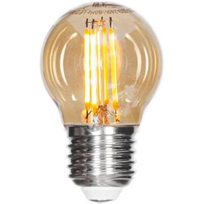 Rydéns LED Filamentglühbirne - 45mm Durchmesser - Gelb Rydéns LED Filamentglühbirne - 45mm Durchmesser - Gelb