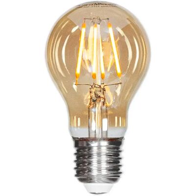 Rydéns LED Filamentlampe - 60 mm - Keltainen - Dimmer kompatibel - E27 - 4W - Bernstein - LED-Lampe Rydéns LED Filamentlampe - 60 mm - Keltainen - Dimmer kompatibel - E27 - 4W - Bernstein - LED-Lampe
