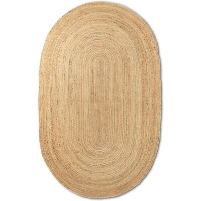 ferm LIVING - Eternal Tapis ovale en jute, 230 x 340 cm, naturel ferm LIVING - Eternal Tapis ovale en jute, 230 x 340 cm, naturel