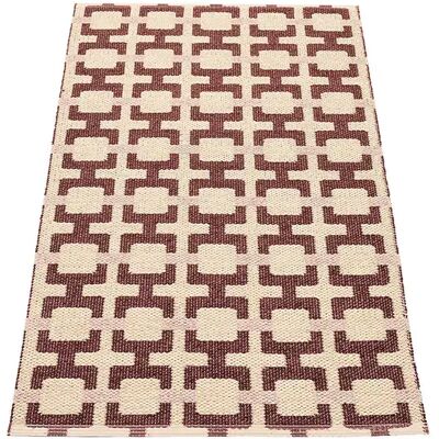 Pappelina, Tom teppich Burgundy/Cream/Pale Rose 70 x 120 cm Pappelina, Tom teppich Burgundy/Cream/Pale Rose 70 x 120 cm