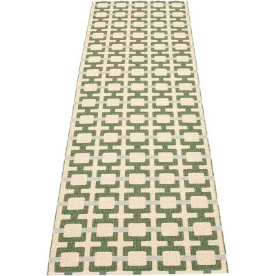 Pappelina, Tom teppich Leaf/Cream/sage 70 x 240 cm Pappelina, Tom teppich Leaf/Cream/sage 70 x 240 cm