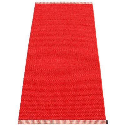Pappelina, Mono Teppich 60x150 cm red / coral red Pappelina, Mono Teppich 60x150 cm red / coral red