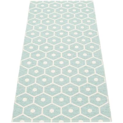 Pappelina, Honey Teppich 70x160 cm pale turquoise / vanilla Pappelina, Honey Teppich 70x160 cm pale turquoise / vanilla