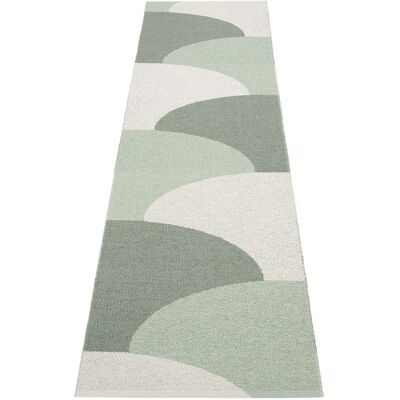 Pappelina, Hill teppich Army/Misty Mint/Fossil Grey 70 x 270cm Pappelina, Hill teppich Army/Misty Mint/Fossil Grey 70 x 270cm