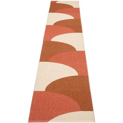 Pappelina, Hill teppich Brick/Rust/Cream 70 x 360cm Pappelina, Hill teppich Brick/Rust/Cream 70 x 360cm