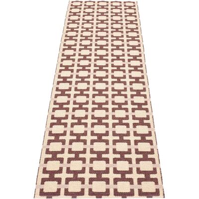 Pappelina, Tom teppich Burgundy/Cream/Pale Rose 70 x 240 cm Pappelina, Tom teppich Burgundy/Cream/Pale Rose 70 x 240 cm