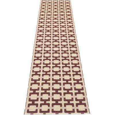 Pappelina, Tom teppich Burgundy/Cream/Pale Rose 70 x 300 cm Pappelina, Tom teppich Burgundy/Cream/Pale Rose 70 x 300 cm