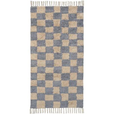 Ferm Living, Waschbarer Teppich Mara Mist Blue Ferm Living, Waschbarer Teppich Mara Mist Blue