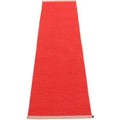 Pappelina, Mono Teppich 70x300 cm red / coral red Pappelina, Mono Teppich 70x300 cm red / coral red