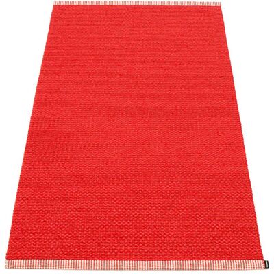 Pappelina, Mono Teppich 85x160 cm red / coral red Pappelina, Mono Teppich 85x160 cm red / coral red