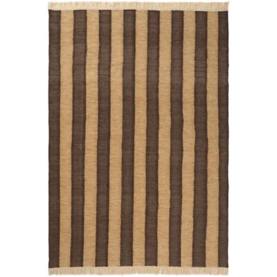 Ferm Living, Ives Teppich 140x200 cm - Hellbraun/Schokolade Ferm Living, Ives Teppich 140x200 cm - Hellbraun/Schokolade