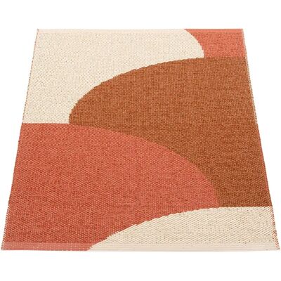 Pappelina, Hill teppich Brick/Rust/Cream 70 x 90cm Pappelina, Hill teppich Brick/Rust/Cream 70 x 90cm