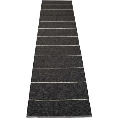 Pappelina, Lea teppich Black/Misty Mint/Vanilla 70 x 300 cm Pappelina, Lea teppich Black/Misty Mint/Vanilla 70 x 300 cm