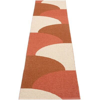 Pappelina, Hill teppich Brick/Rust/Cream 70 x 270cm Pappelina, Hill teppich Brick/Rust/Cream 70 x 270cm