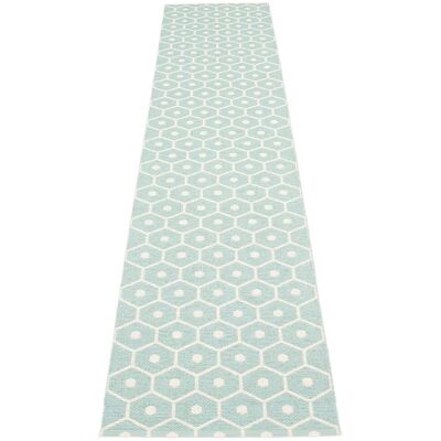 Pappelina, Honey Teppich 70x350 cm pale turquoise / vanilla Pappelina, Honey Teppich 70x350 cm pale turquoise / vanilla
