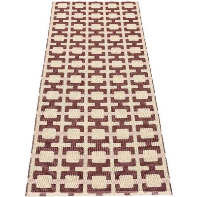 Pappelina, Tom teppich Burgundy/Cream/Pale Rose 70 x 180 cm Pappelina, Tom teppich Burgundy/Cream/Pale Rose 70 x 180 cm