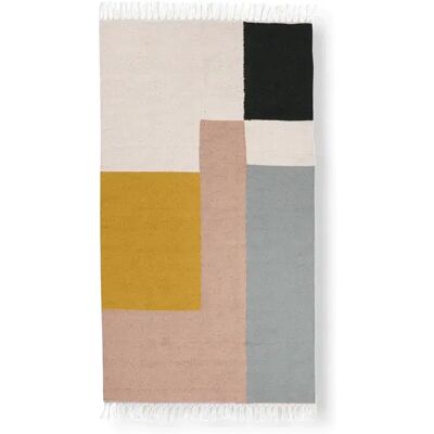 ferm LIVING Kelim Quadrate Teppich - Mehrfarbig - Klein ferm LIVING Kelim Quadrate Teppich - Mehrfarbig - Klein