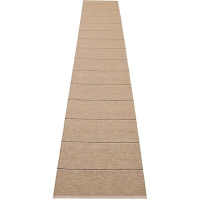 Pappelina, Lea teppich Potato/Dark Brown/Vanilla 70 x 375 cm Pappelina, Lea teppich Potato/Dark Brown/Vanilla 70 x 375 cm