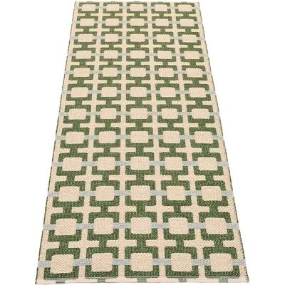 Pappelina, Tom teppich Leaf/Cream/sage 70 x 180 cm Pappelina, Tom teppich Leaf/Cream/sage 70 x 180 cm