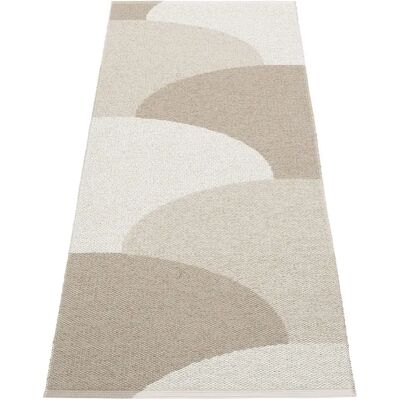 Pappelina, Hill teppich Dark Linen/Linen/Fossil Grey 70 x 180cm Pappelina, Hill teppich Dark Linen/Linen/Fossil Grey 70 x 180cm