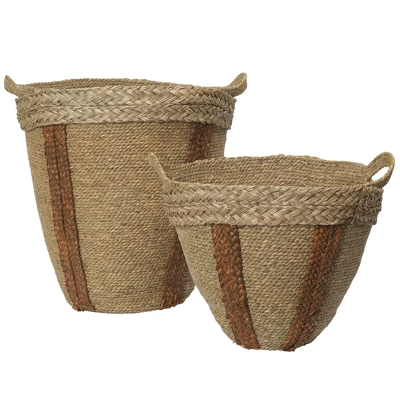 Ferm Living, Mar Geflochtene Körbe 2 Stück Ferm Living, Mar Geflochtene Körbe 2 Stück