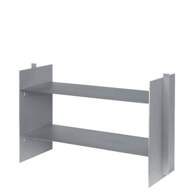 Ferm Living Lager Silber Industrielles Regal - Regaleinheit Ferm Living Lager Silber Industrielles Regal - Regaleinheit