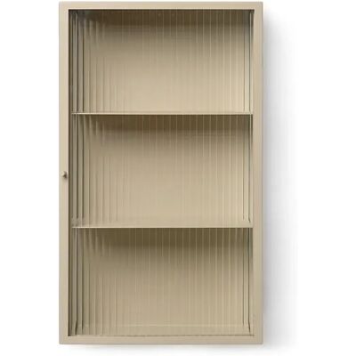 Ferm Living Haze Wand Cabinet - Reeding Glas/Cashmere Ferm Living Haze Wand Cabinet - Reeding Glas/Cashmere