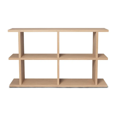Ferm Living Kona Bücherregal - Natur - Geometrisch - 122,5cm Ferm Living Kona Bücherregal - Natur - Geometrisch - 122,5cm