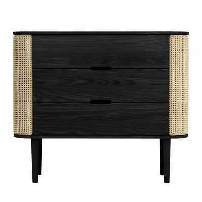 Umage, Treasures Kommode, Eiche schwarz/Venetian Cane Umage, Treasures Kommode, Eiche schwarz/Venetian Cane