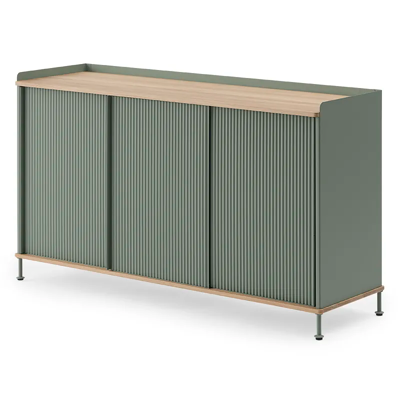 Muuto, Enfold Anrichte 148 x 45 cm - oiled oak Dusty Green Muuto, Enfold Anrichte 148 x 45 cm - oiled oak Dusty Green