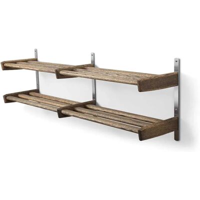 Oscarssons Möbel, Meja Schuhregal 115 cm 2 Fachböden Eiche geräuchert Oscarssons Möbel, Meja Schuhregal 115 cm 2 Fachböden Eiche geräuchert