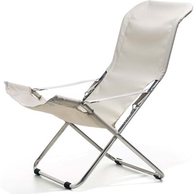 Fiam, Fiesta Liegesessel weißgrau Aluminium Fiam, Fiesta Liegesessel weißgrau Aluminium