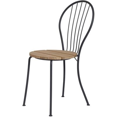 Grythyttan Stålmöbler, Akleja Stuhl teak/grau Grythyttan Grythyttan Stålmöbler, Akleja Stuhl teak/grau Grythyttan