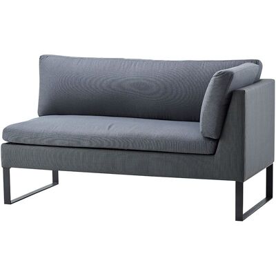 Cane-line Outdoor Flex 2-Sitzer Sofa Linkes Modul - Grau Cane-line Outdoor Flex 2-Sitzer Sofa Linkes Modul - Grau