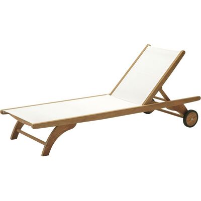 Skagerak, Columbus Sonnenliege Teak / Weiß Skagerak, Columbus Sonnenliege Teak / Weiß