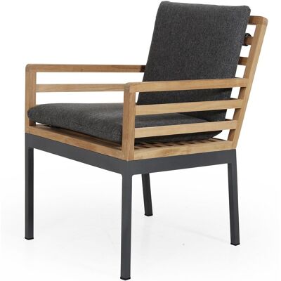 Brafab, Zalongo Esszimmerstuhl grau / Teak Brafab, Zalongo Esszimmerstuhl grau / Teak