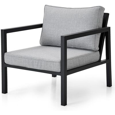 Brafab, Belfort Sessel schwarz/grau Brafab, Belfort Sessel schwarz/grau