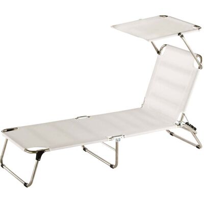 Fiam, Amigo Sonnenliegeaufsatz weiß Aluminium/Textilene Fiam, Amigo Sonnenliegeaufsatz weiß Aluminium/Textilene