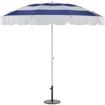 Brafab, Follina Strandschirm 240 cm Blau-Weiß gestreift Brafab, Follina Strandschirm 240 cm Blau-Weiß gestreift