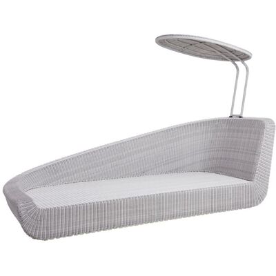 Cane-line Savannah Daybed Högermodul - White grey - Tagesbett Cane-line Savannah Daybed Högermodul - White grey - Tagesbett