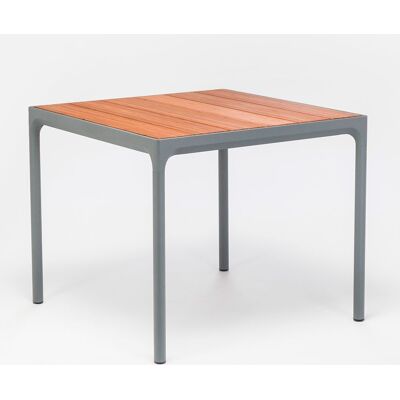 Houe, Four Esstisch 90x90 cm Grau/Bambus Aluminium Houe, Four Esstisch 90x90 cm Grau/Bambus Aluminium