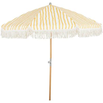 Brafab, Gatsby Sonnenschirm Ø180 cm gelb gestreift Brafab, Gatsby Sonnenschirm Ø180 cm gelb gestreift