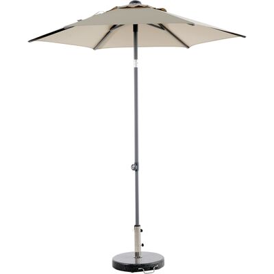Brafab, POPPI – Sonnenschirm Ø200 cm-Champagner Brafab, POPPI – Sonnenschirm Ø200 cm-Champagner