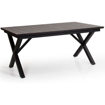 Brafab, Hillmond Ausziehtisch 100x166-226 cm schwarz/grau Brafab, Hillmond Ausziehtisch 100x166-226 cm schwarz/grau