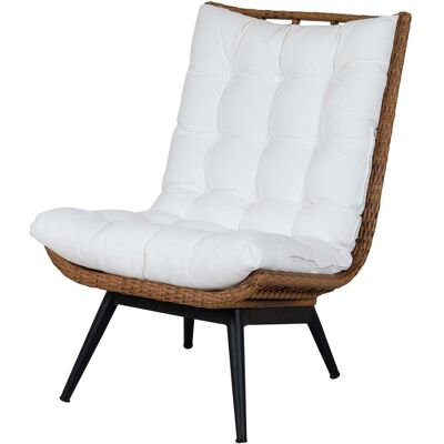 Brafab, Covelo Lounge-Sessel natur/weiß Brafab, Covelo Lounge-Sessel natur/weiß