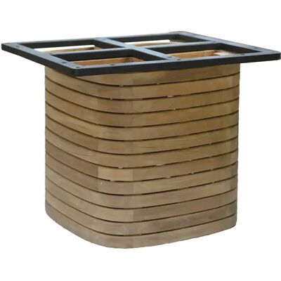Cane-line, Mellow matbordgestell kvadratisk f/bordsskiva 144x144 cm Teak Cane-line, Mellow matbordgestell kvadratisk f/bordsskiva 144x144 cm Teak