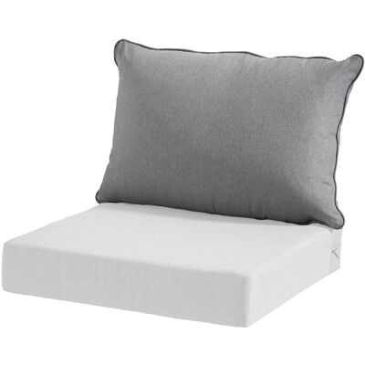 Fritab, Bonnie Rückenkissen B70 H38 Beton grau Fritab, Bonnie Rückenkissen B70 H38 Beton grau