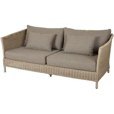 Brafab, Aster 3-Sitzer Sofa beige Rattan inkl. Kissen Brafab, Aster 3-Sitzer Sofa beige Rattan inkl. Kissen