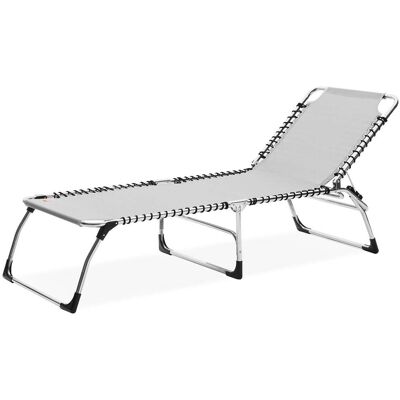 Fiam, Casanova Sonnenliege weißgrau Aluminium/Textilene Fiam, Casanova Sonnenliege weißgrau Aluminium/Textilene