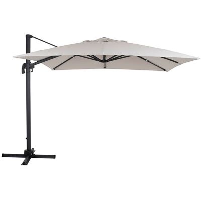 Brafab, Freihängender Sonnenschirm Linz 300x300 cm grau/khaki Brafab, Freihängender Sonnenschirm Linz 300x300 cm grau/khaki